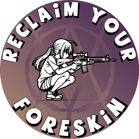 Reclaim Your Foreskin Sticker